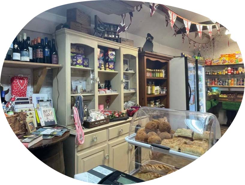 Interior photo of the Castle Pantry.